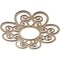 Ekena Millwork Cohen Wood Fretwork Pierced Ceiling Medallion, Birch, 18"OD x 6 1/8"ID x 1/4"T CMWP18X18X0250COBI - alternate 3